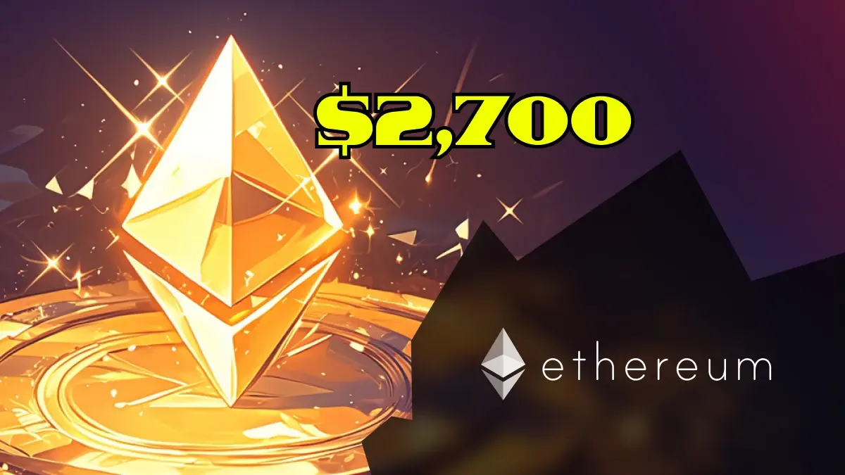 Ethereum vers 2 700 $