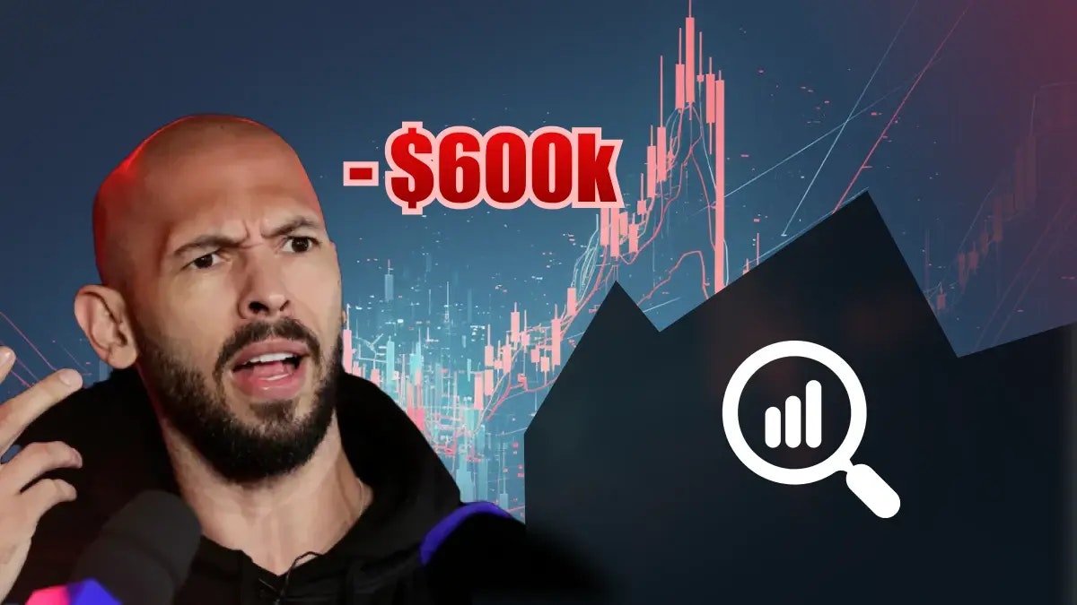 Andrew Tate perd 600 000 $ sur Hyperliquid... et promet un comeback fulgurant