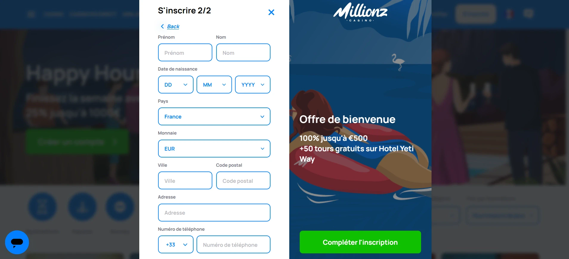 Informations personnelles