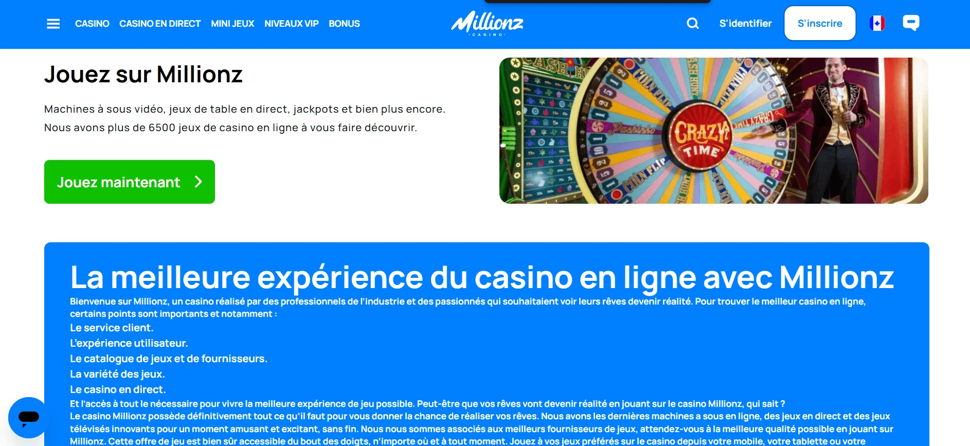 Millionz un casino équitable et certifié
