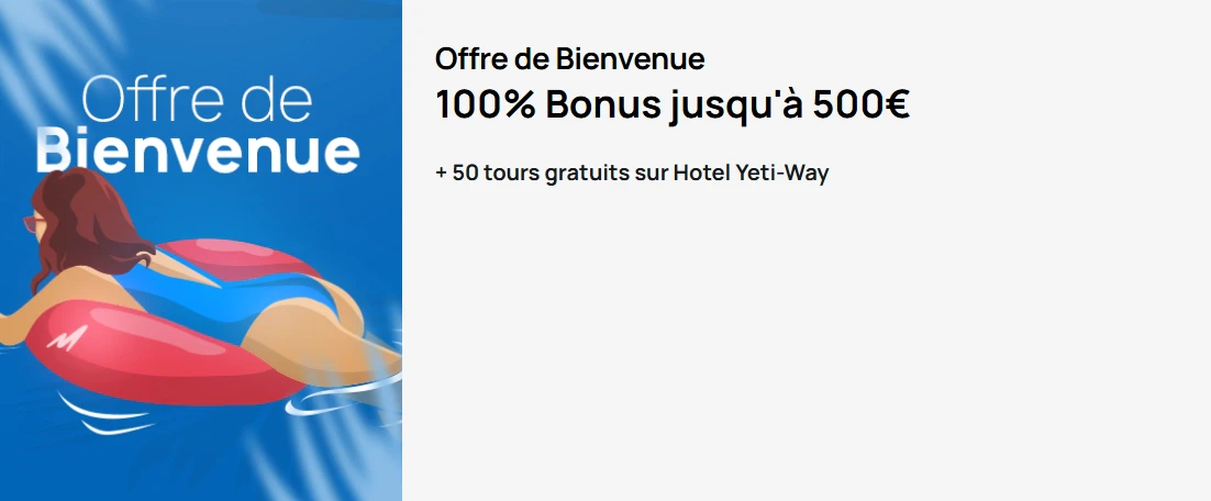 Bonus de bienvenue sans wager