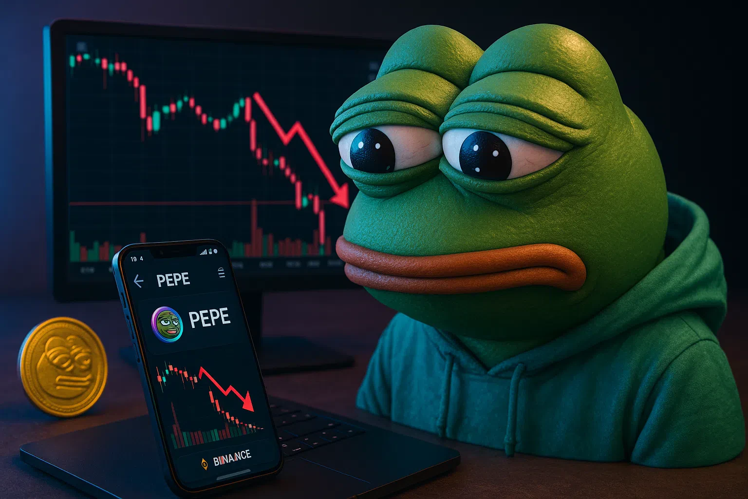 Vente massive de PEPE sur Binance