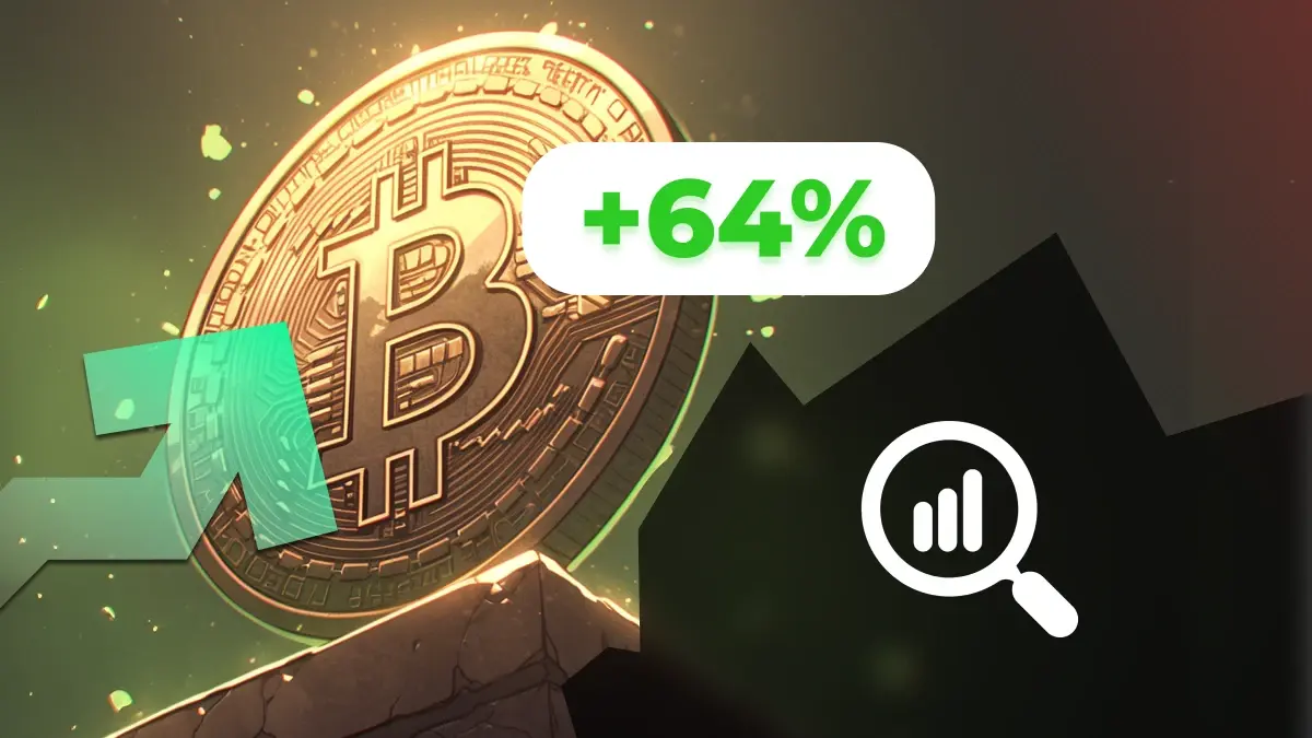 Dominance Bitcoin 64 %