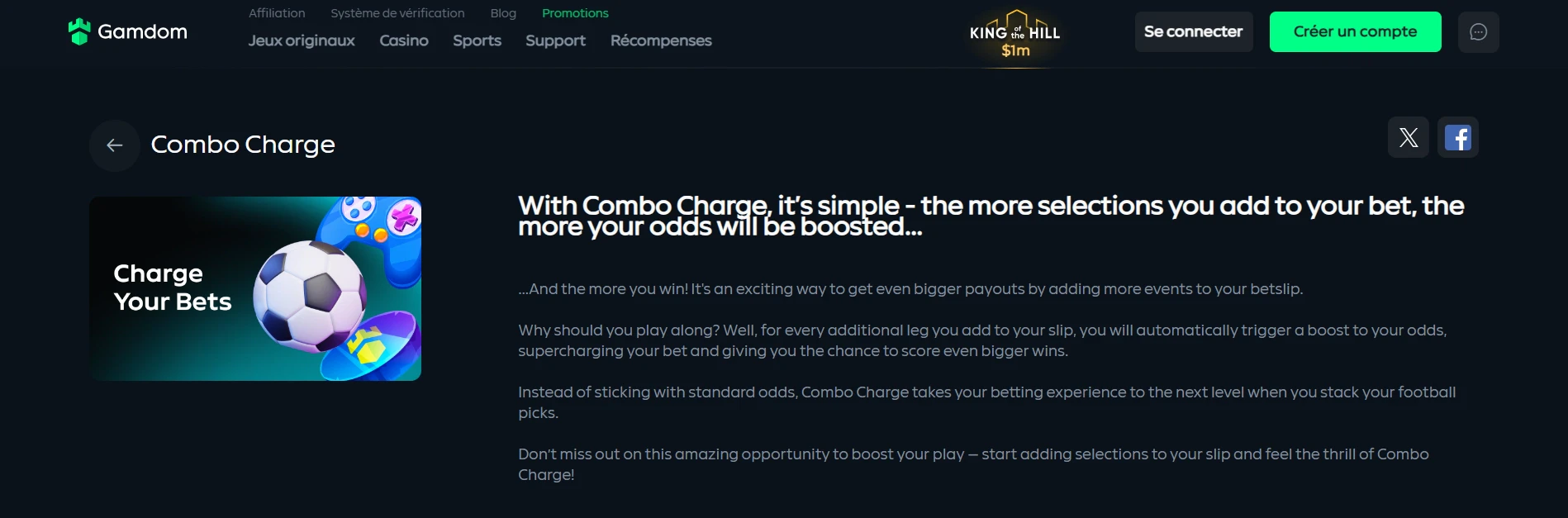 Combo charge