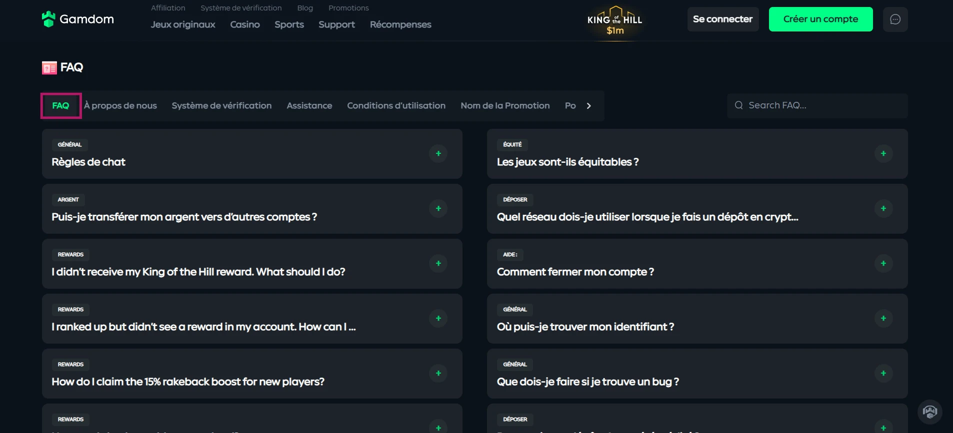 La FAQ