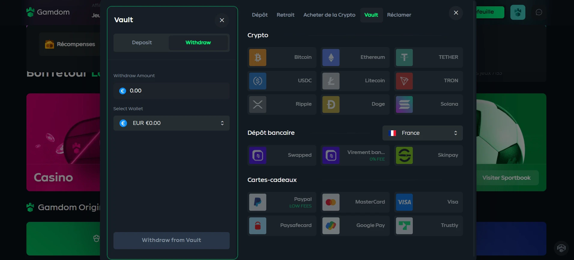 Le Vault de Gamdom