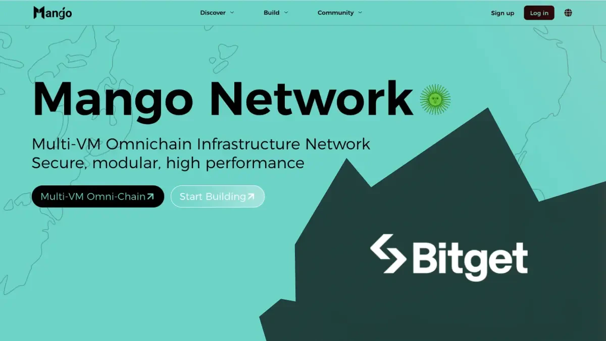 Mango Network Mango Network (MGO) débarque sur Bitget avec 8 millions de tokens à gagner