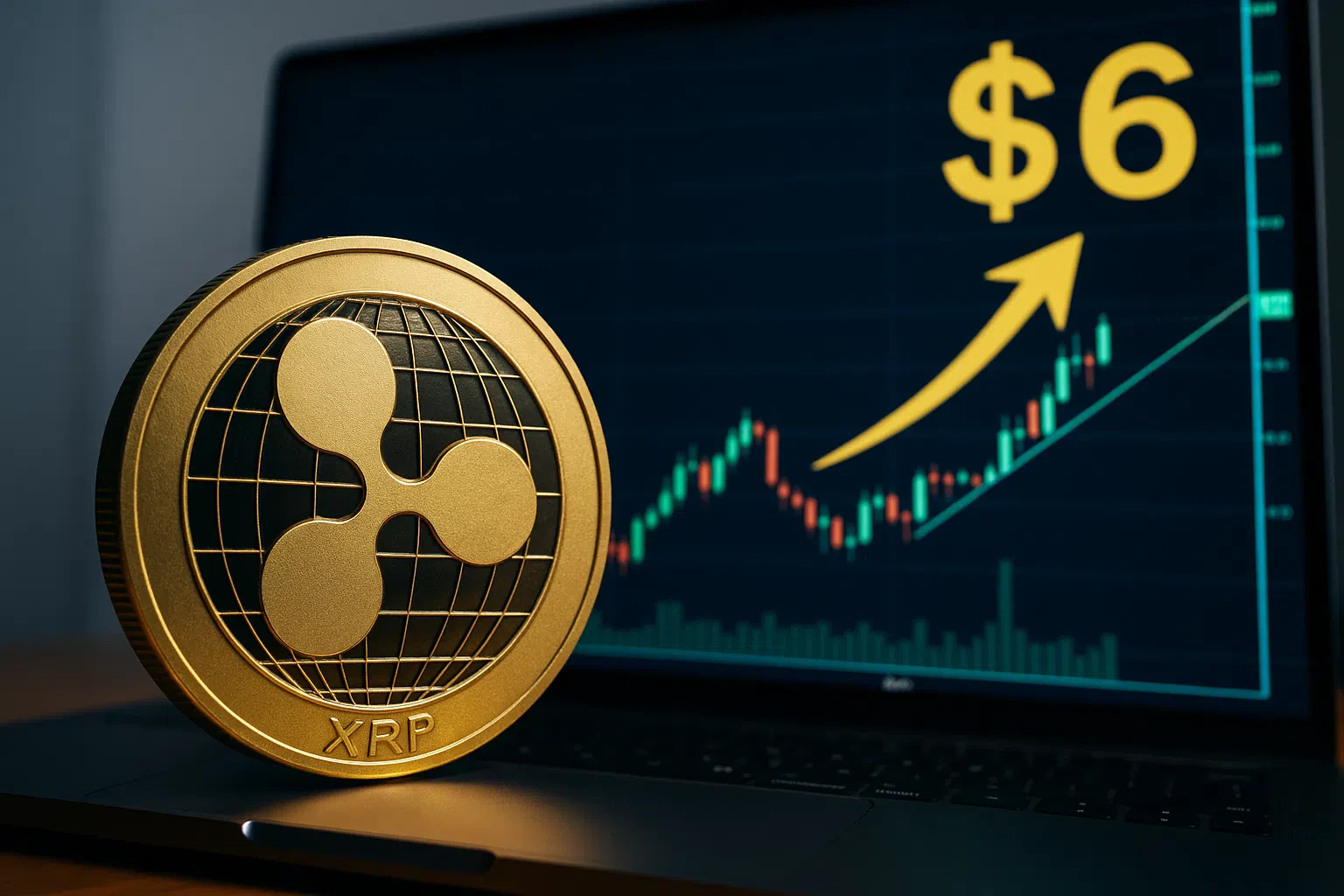 XRP vers 6 dollars