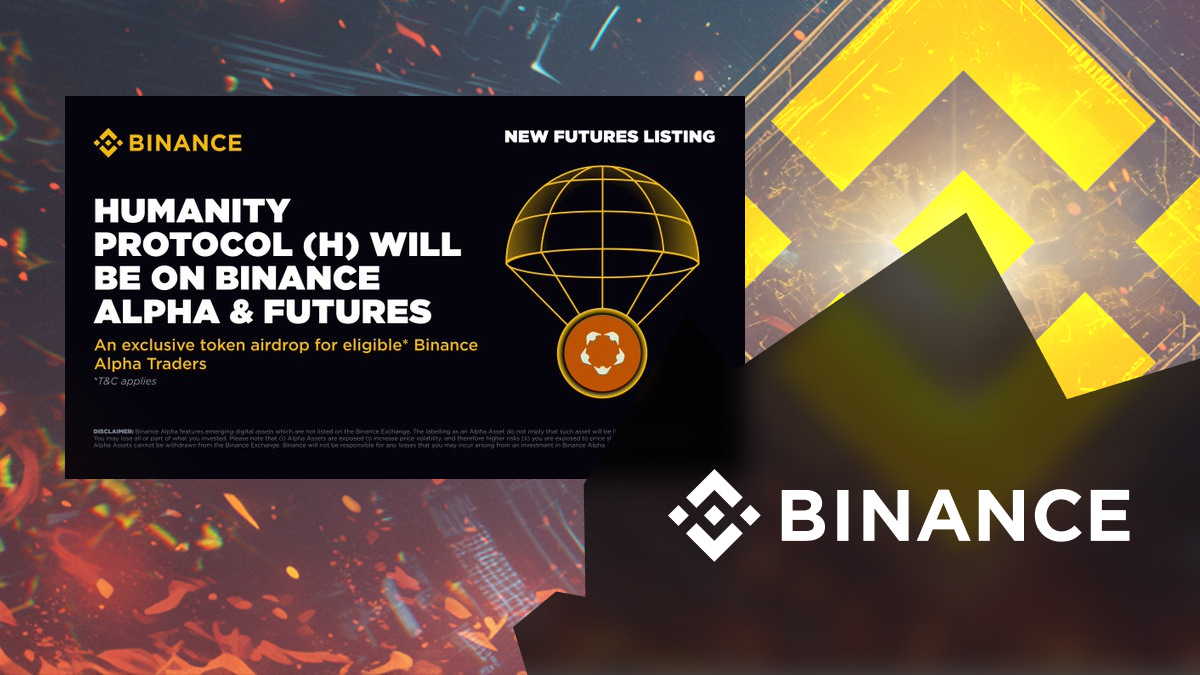 Humanity (H) listé sur Binance Alpha