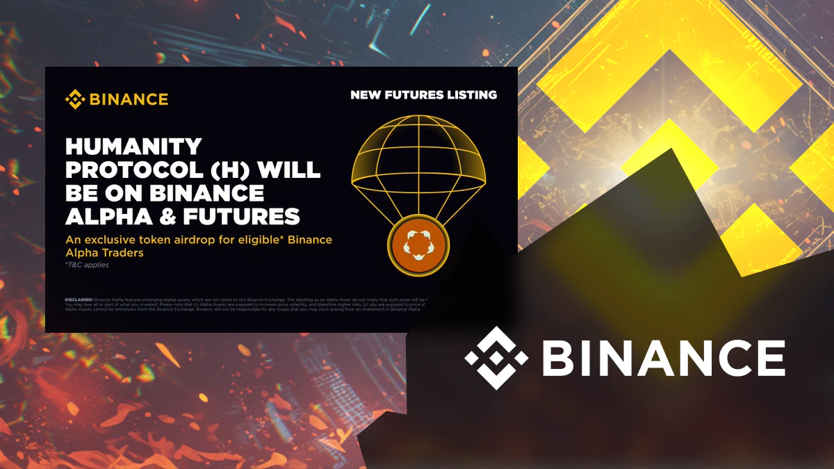Humanity (H) listé sur Binance Alpha