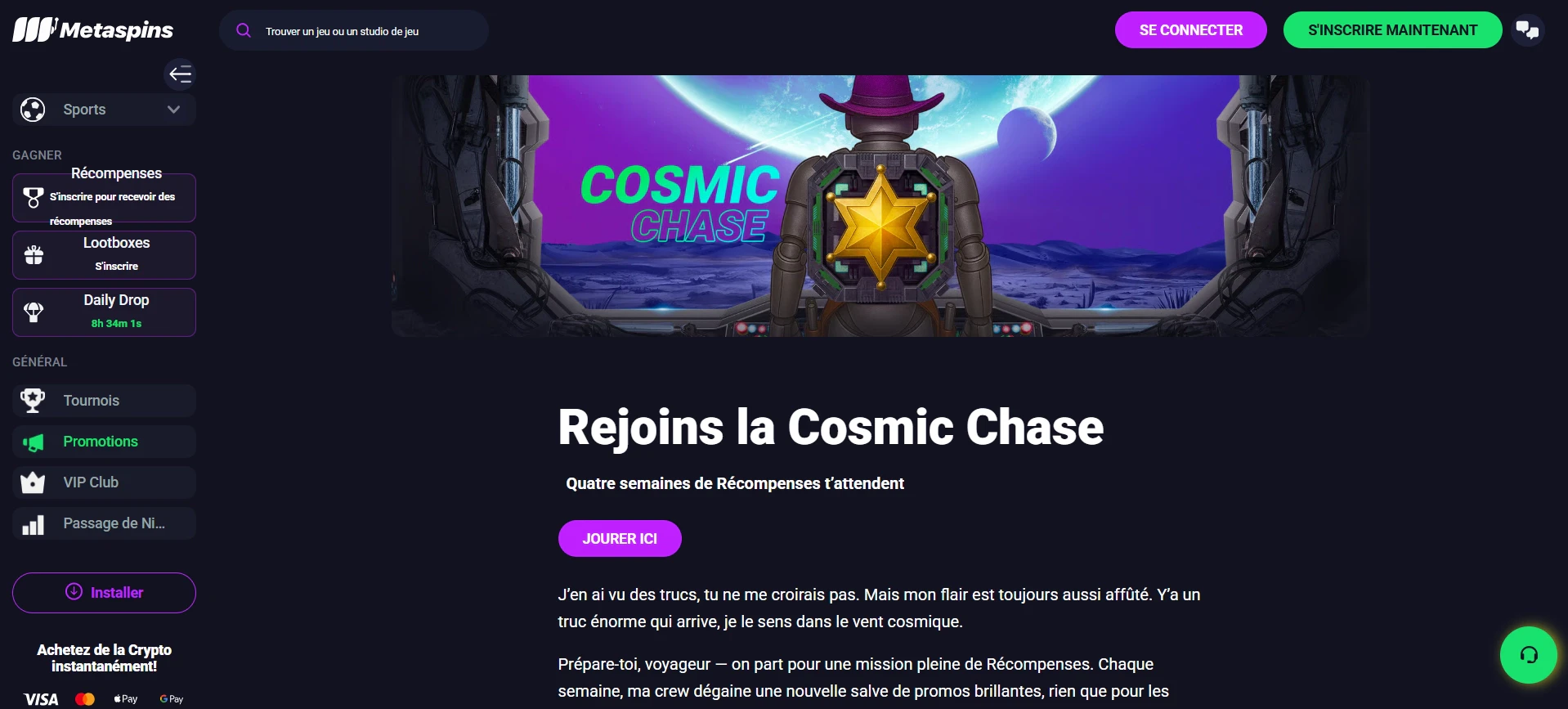 Le Cosmic Chase