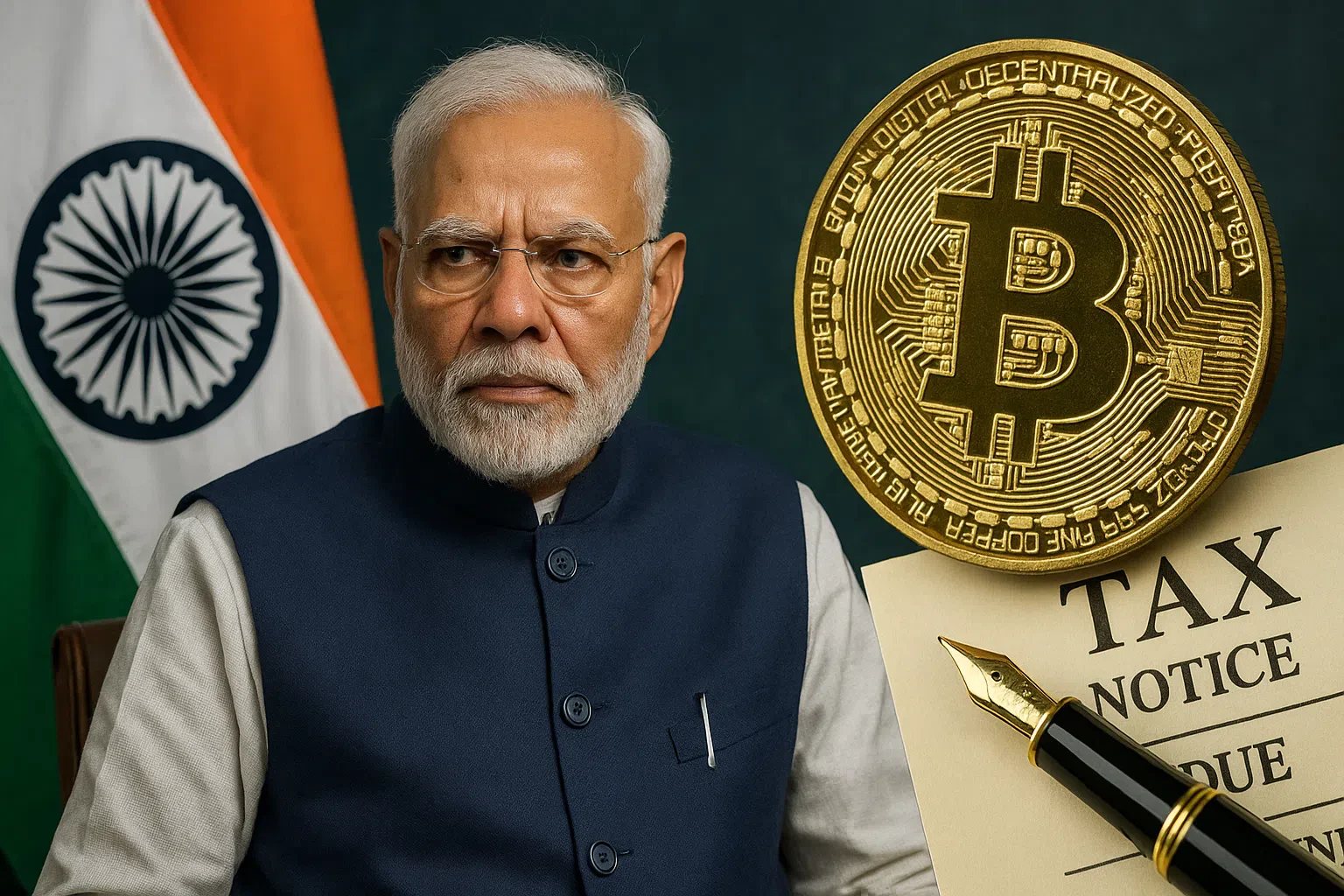 Inde fiscalité crypto