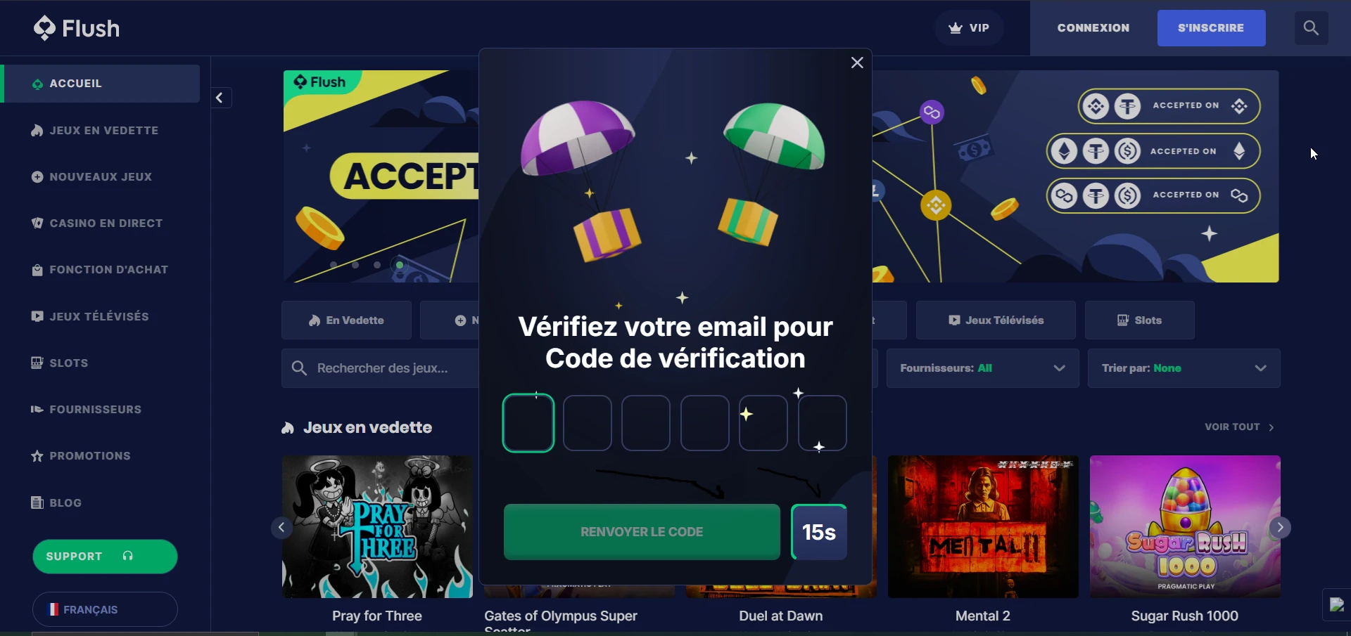 Code de vérification