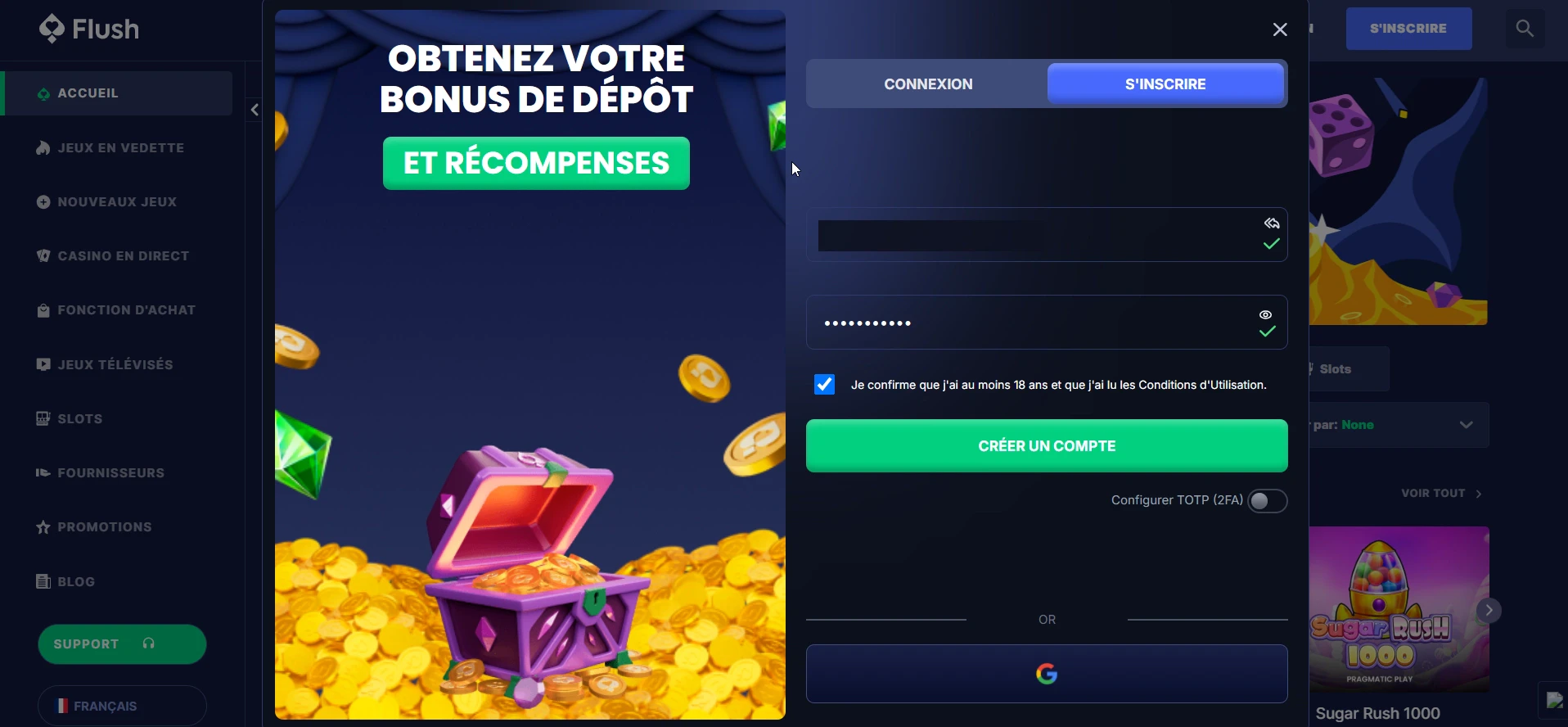 Créer un compte