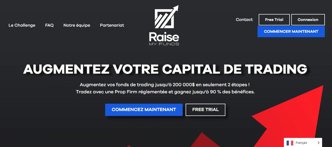 Accueil Raise My Funds