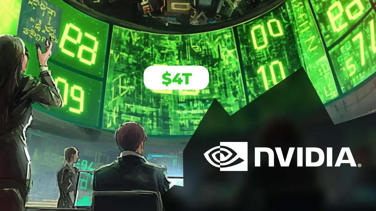 Nvidia  valorisation de 4 000 milliards