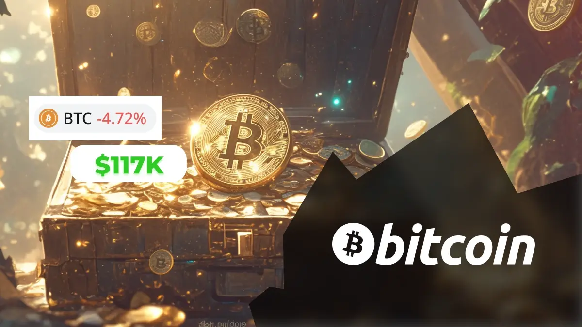 bitcoin retombe à 117 000 dollars analyse
