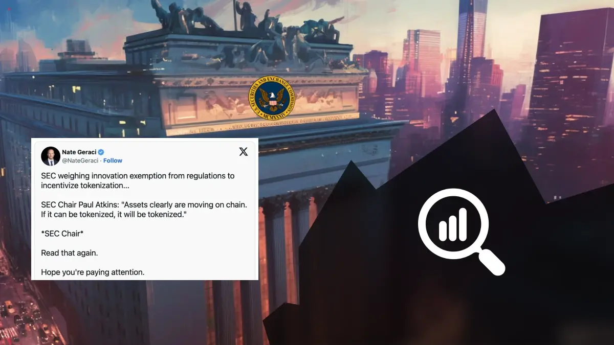 SEC américaine tokenisation des actifs