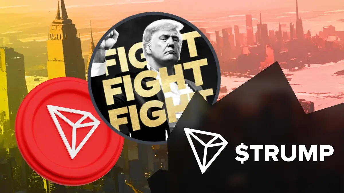 le token trump passe sur la blockchain tron