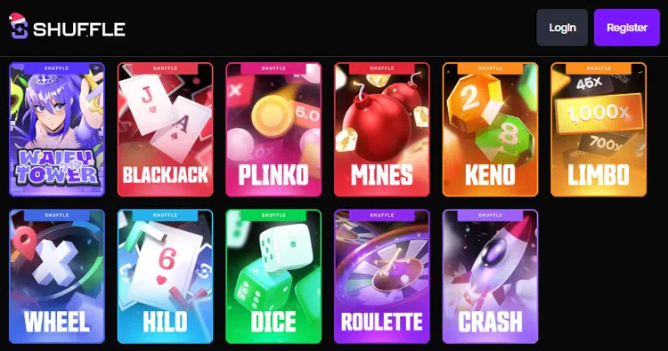 le site de shuffle casino pour noel