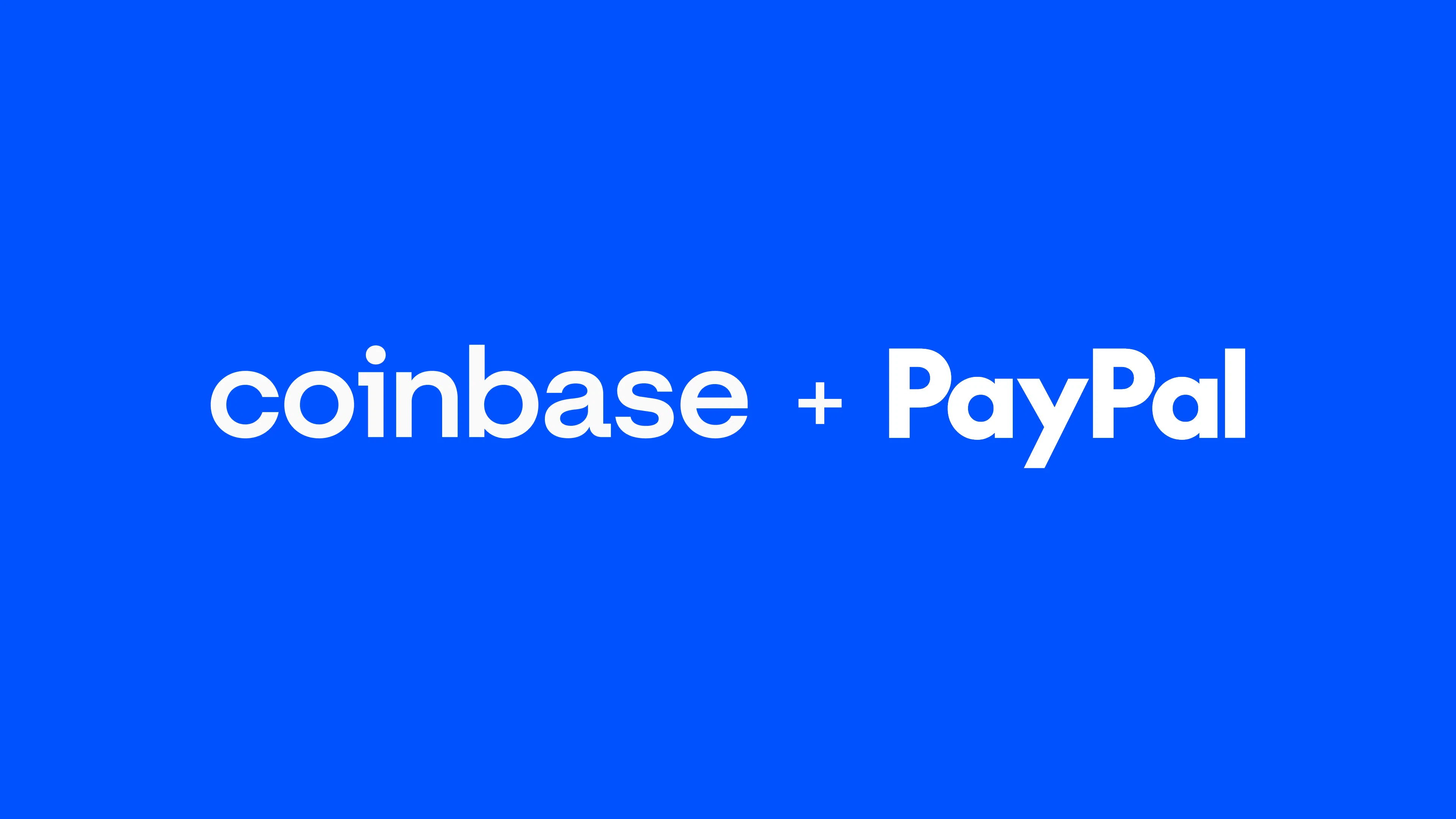 Coinbase + PayPal