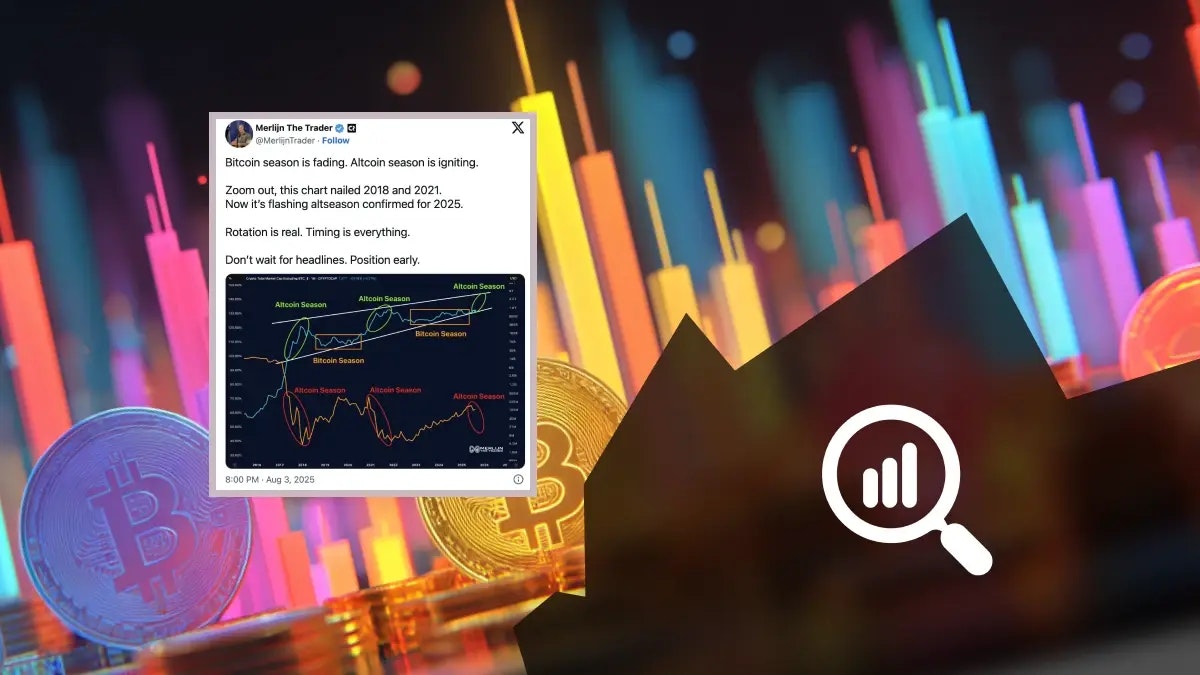 Altcoin season 2025 confirmé : le Bitcoin recule, les alts s’enflamment