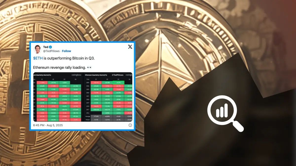 Ethereum dépasse Bitcoin en Q3