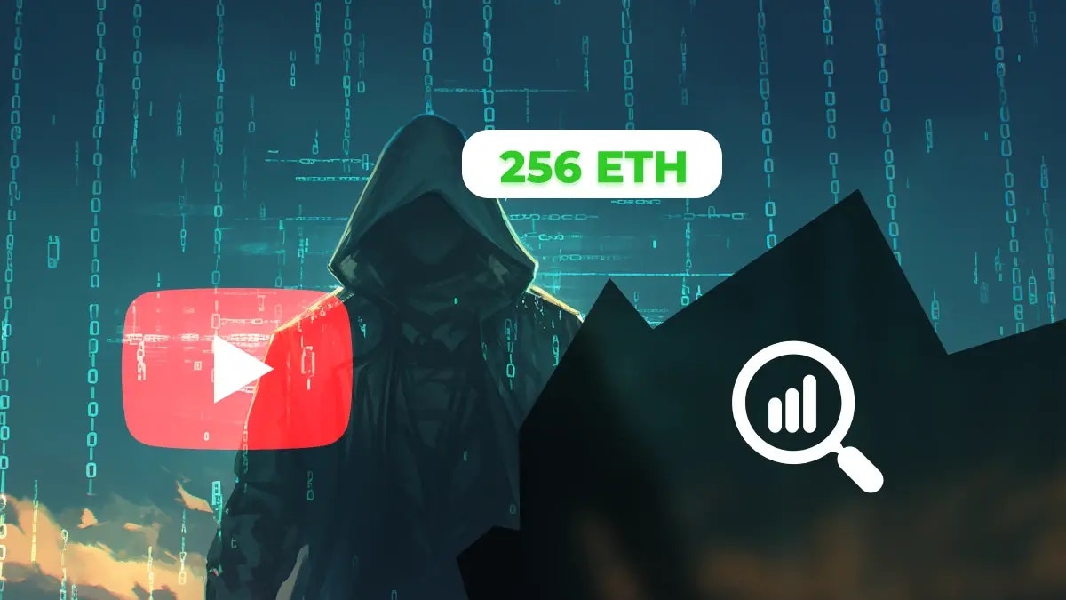 Un faux bot de trading fait perdre 256 ETH à des utilisateurs sur YouTube