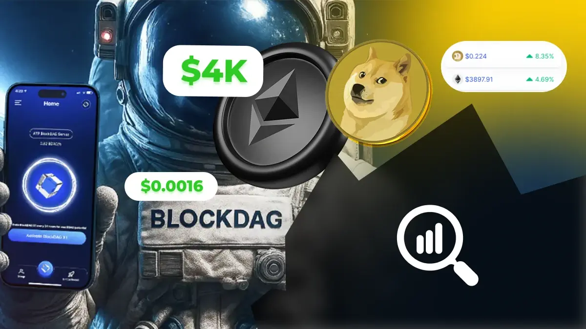 Ethereum, Dogecoin et BlockDAG