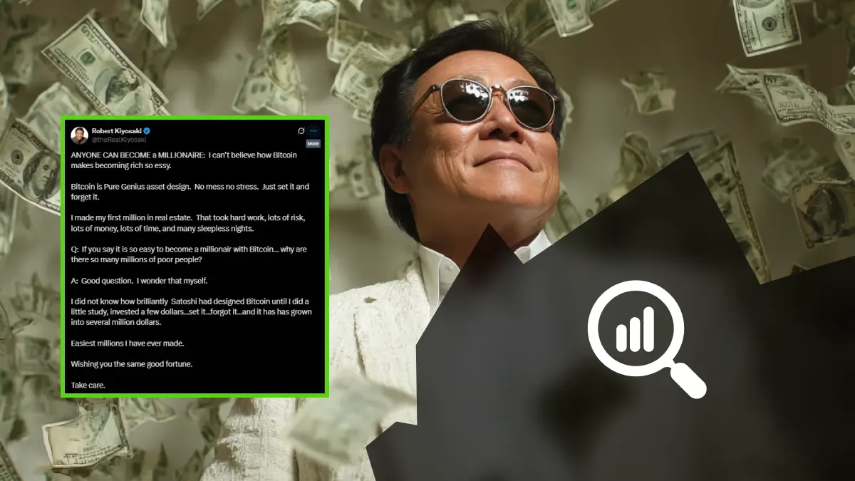 Rich Dad Poor Dad et bitcoin (BTC)