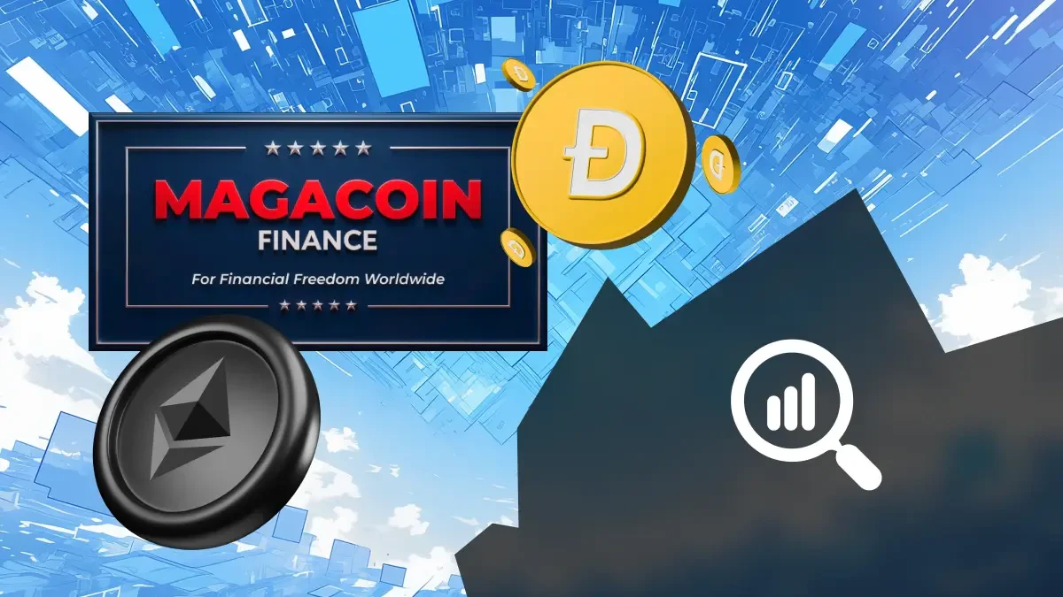 Ethereum (ETH), Dogecoin (DOGE) et MAGACOIN FINANCE