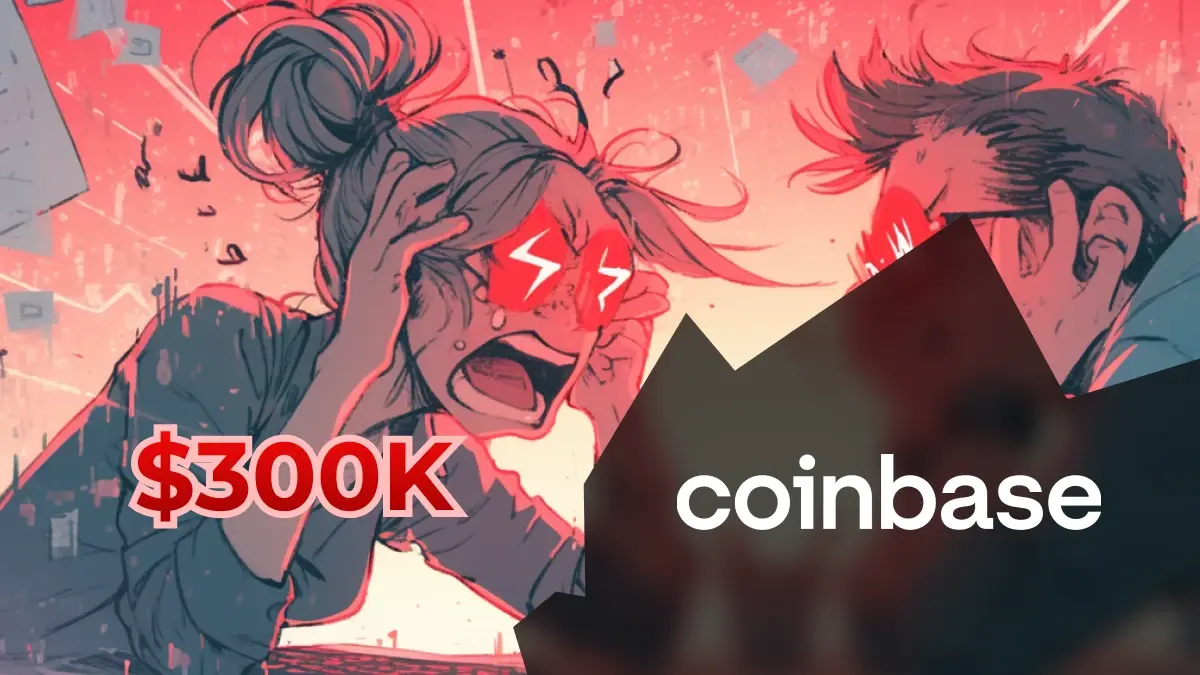 Coinbase perd 300 000 $
