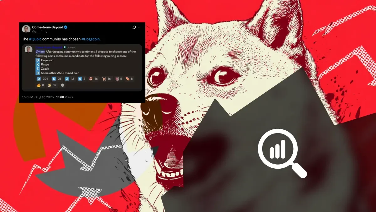 Qubic attaque Dogecoin