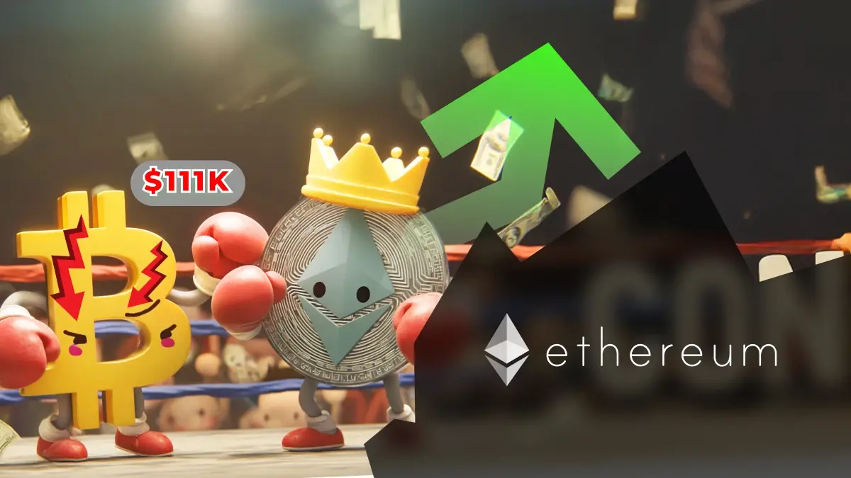Ethereum hausse, Bitcoin baisse