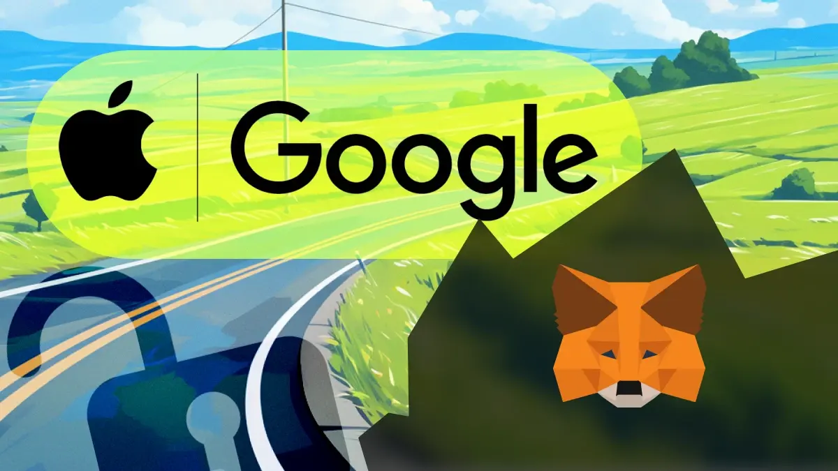 MetaMask connexion via Google ou Apple