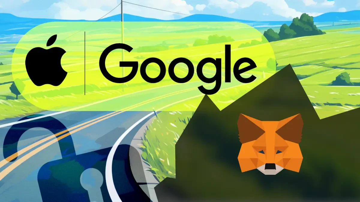 MetaMask connexion via Google ou Apple