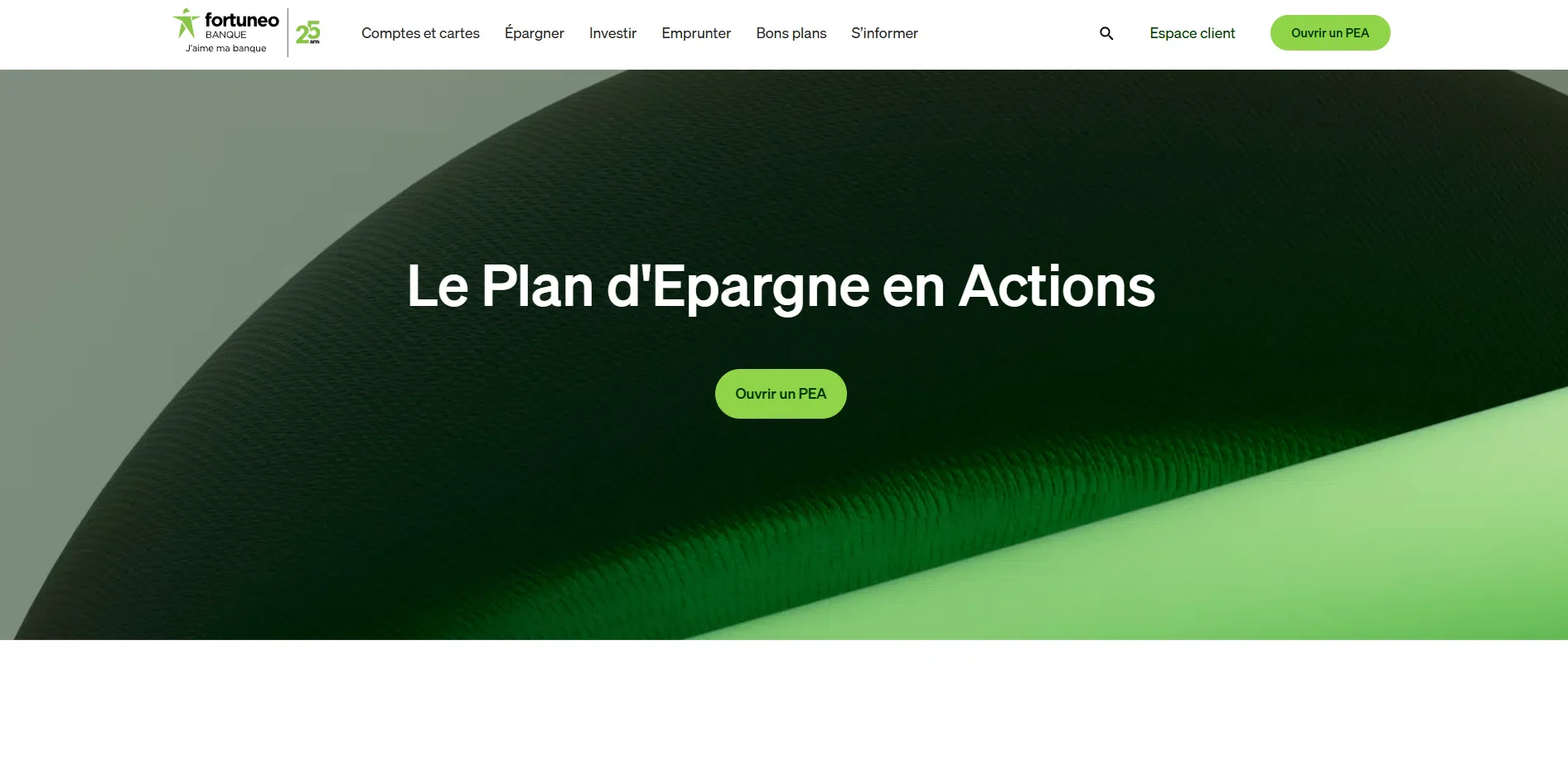 plan d'épargne en actions fortuneo