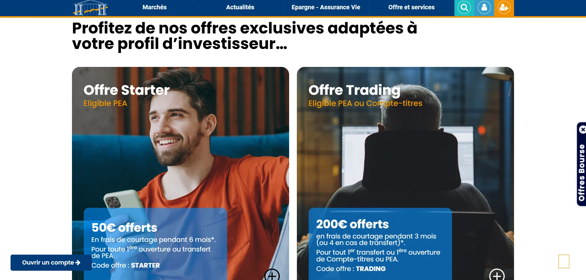 pea bourse direct