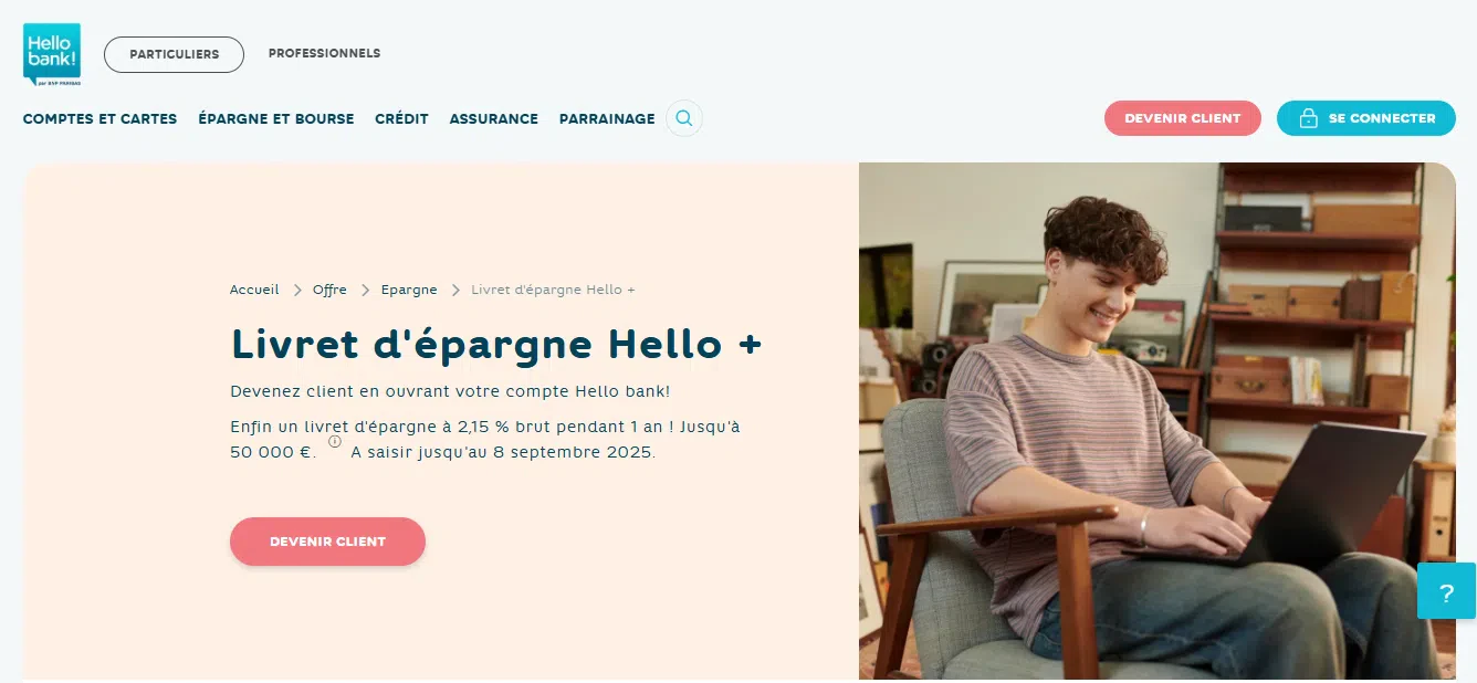 Livret Hello+ (Hello bank!)