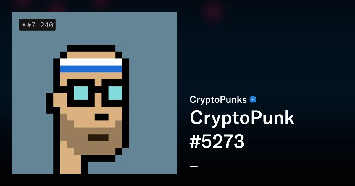 CryptoPunk #5273