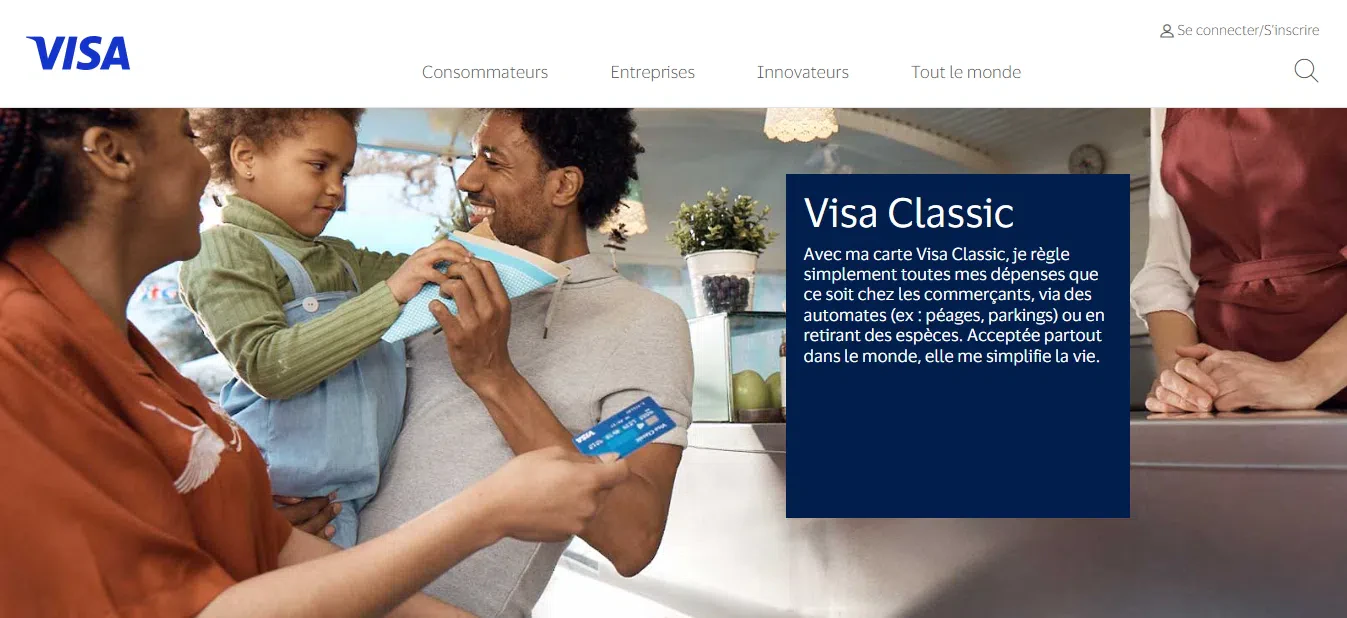 Visa Infinite – Banque traditionnelle