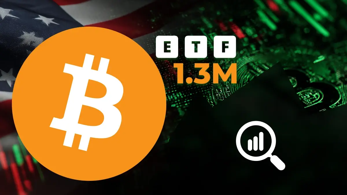 ETFs Bitcoin :1,3 million de BTC