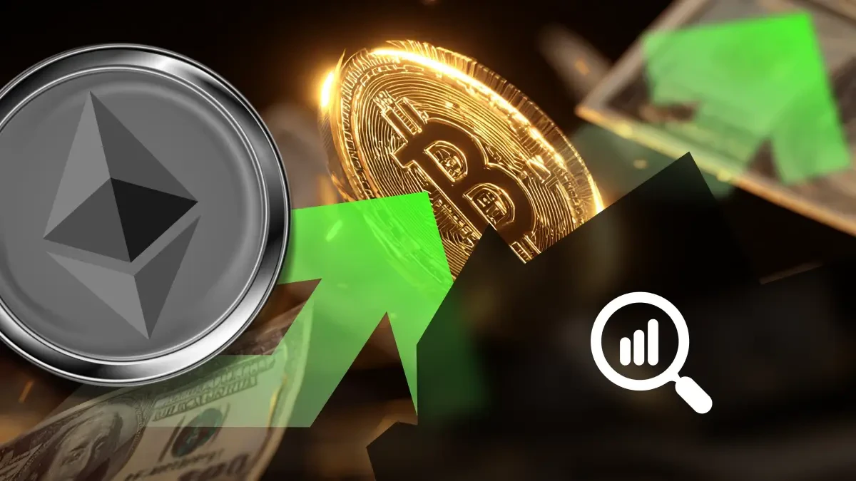 Bitcoin (BTC) et Ethereum (ETH)