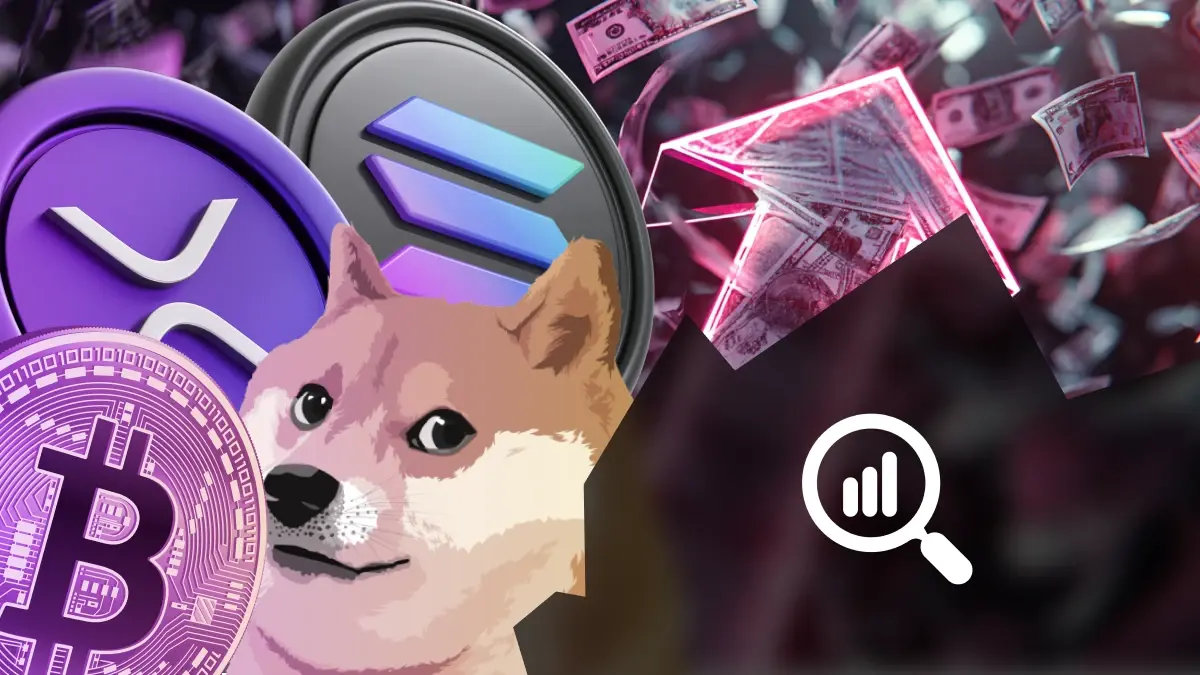 Bitcoin, XRP, Solana et Dogecoin