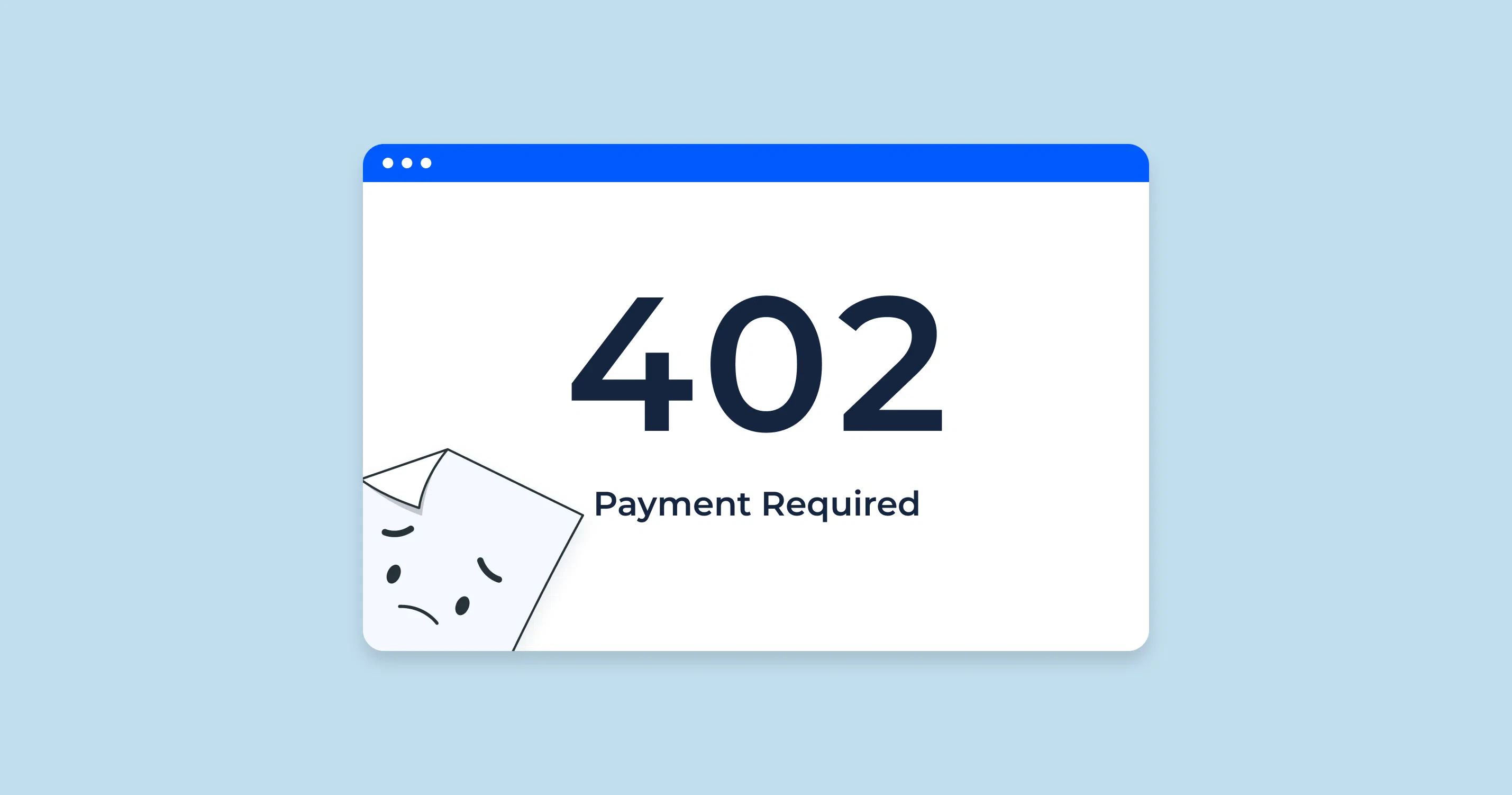HTTP "402 Payment Required".