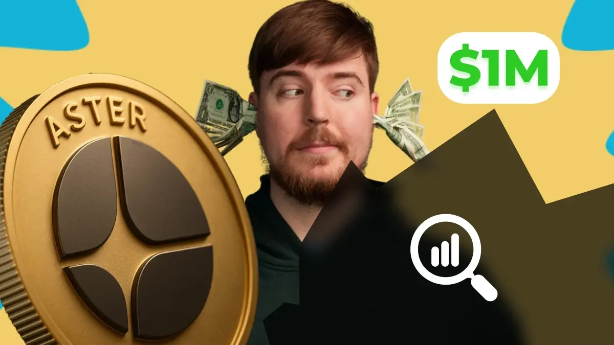 MrBeast accumule plus de 1 million ASTER