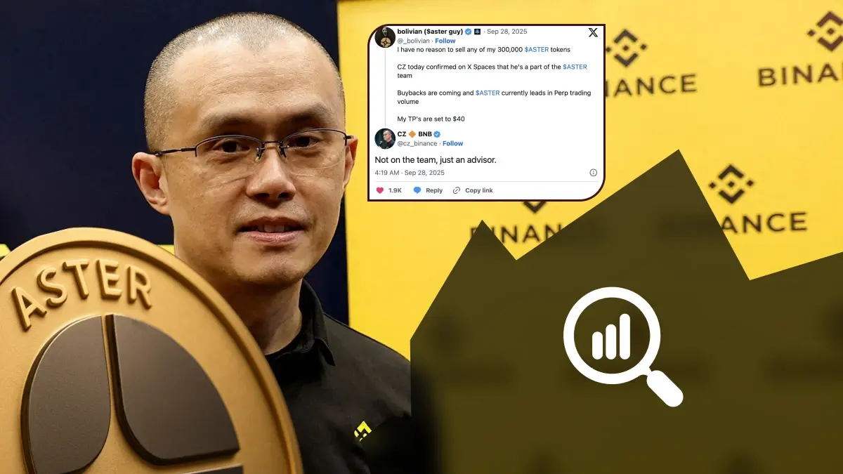 CZ, Binance et Aster