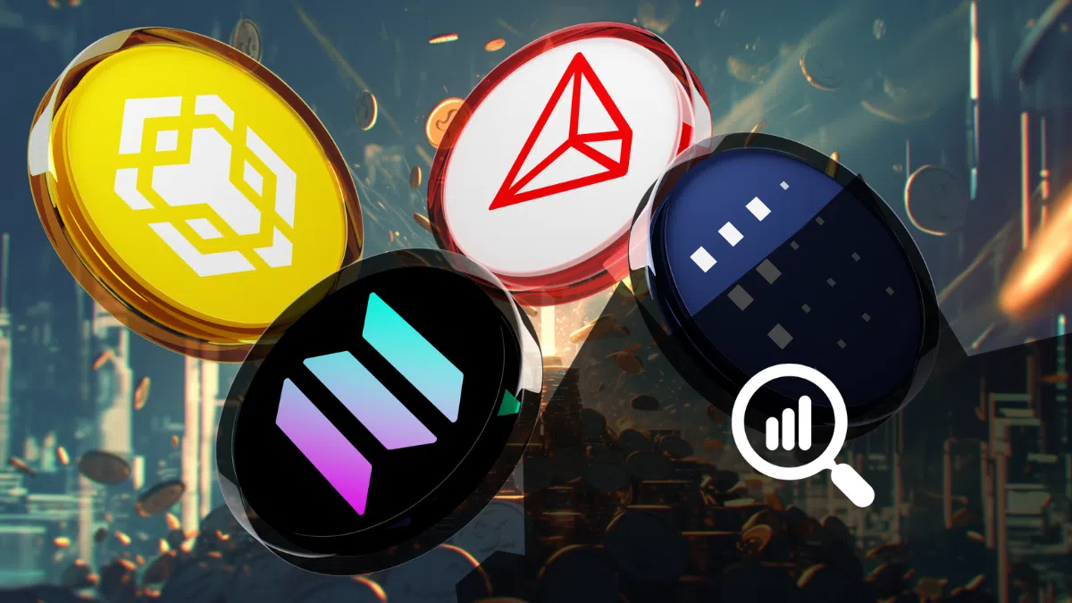 Fetch.ai (FET), Tron (TRX), Solana (SOL), Binance Coin (BNB)