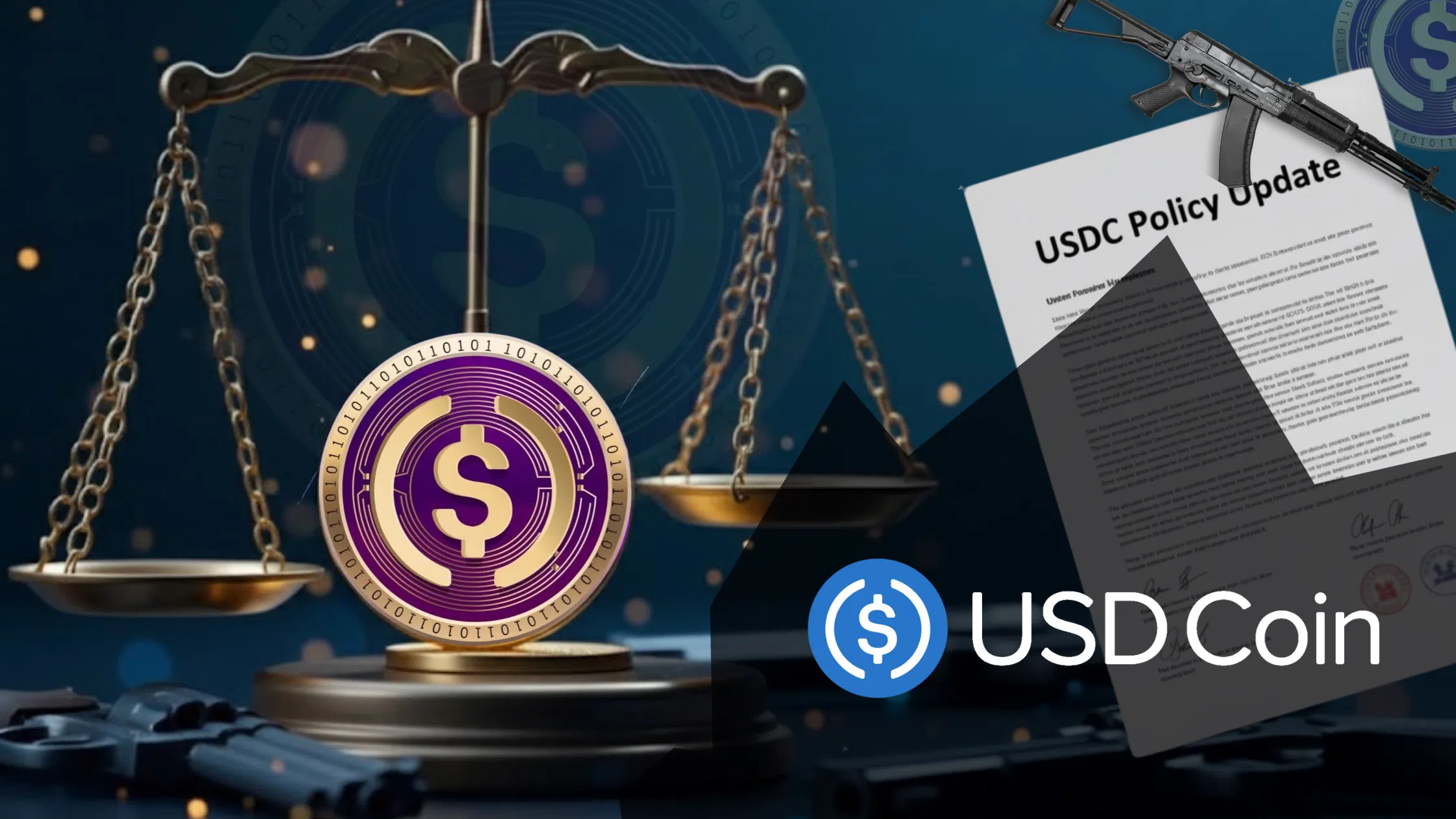 USDC désormais autorisé pour les achats d’armes légales