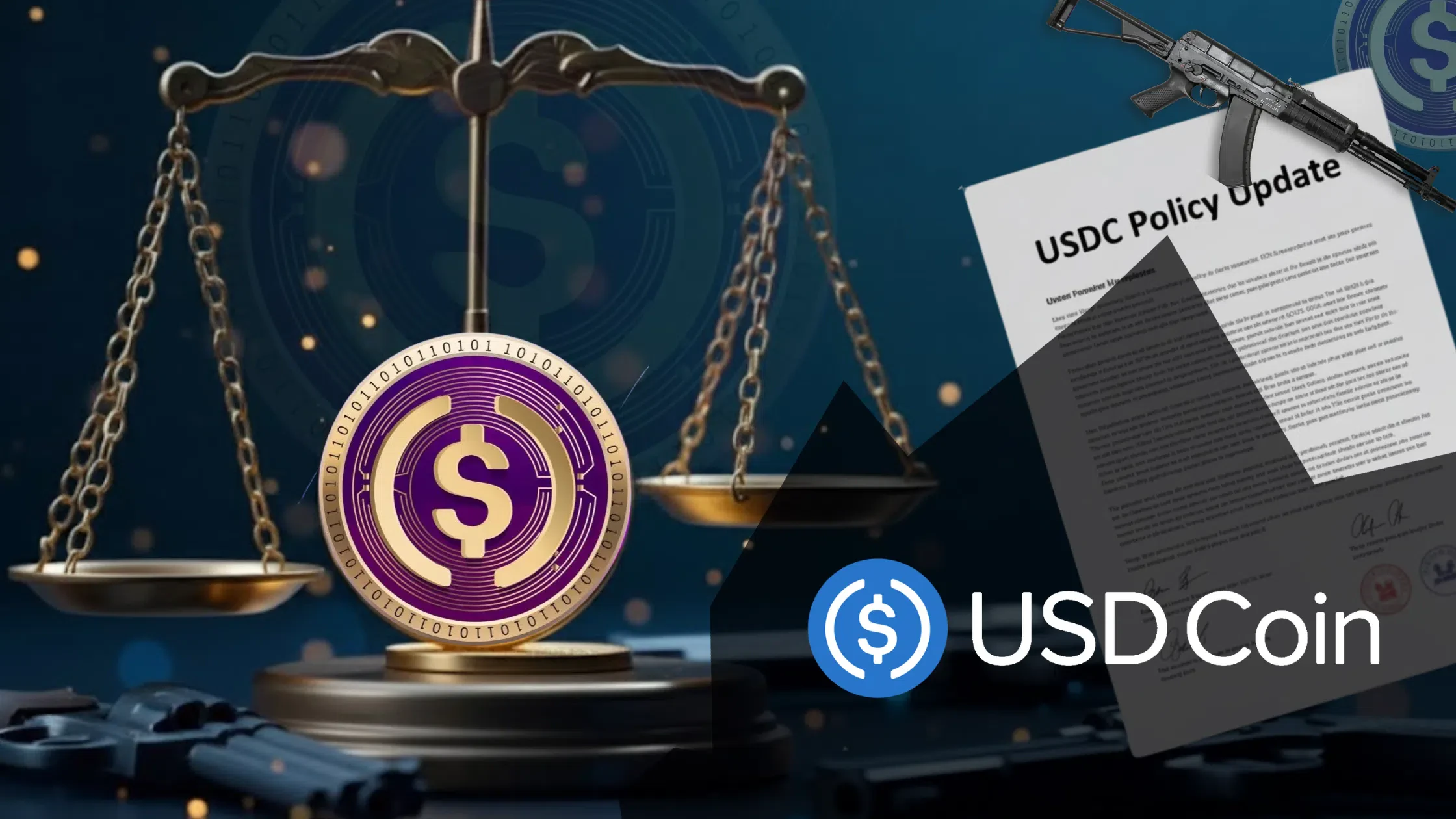 USDC désormais autorisé pour les achats d’armes légales USDC désormais autorisé pour les achats d’armes légales